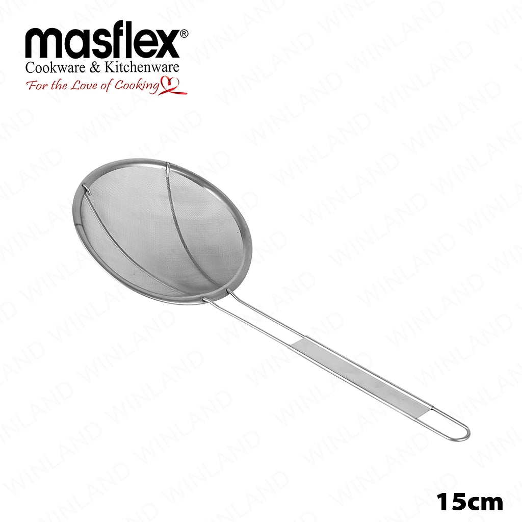 Masflex by Winland 15cm-20cm Made from High-Quality Food-Grade Stainless Steel Material Strainer