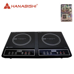 Hanabishi by Winland LED Display Twin Induction Cooker 8-Stage Power Setting HIC-400TWIN