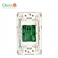 Omni by Winland Aircon Tandem Outlet in Stainless Plate 20A - SP1-WA