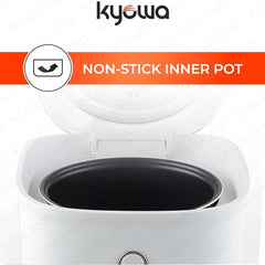 Kyowa by Winland 6 Cups Capacity Low Carb Rice Cooker with 6-Preset Modes 600W KW-2202