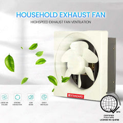 Standard by Winland Exhaust Fan 12 Inches with Safety Thermal Fuse Protected SEF-12B