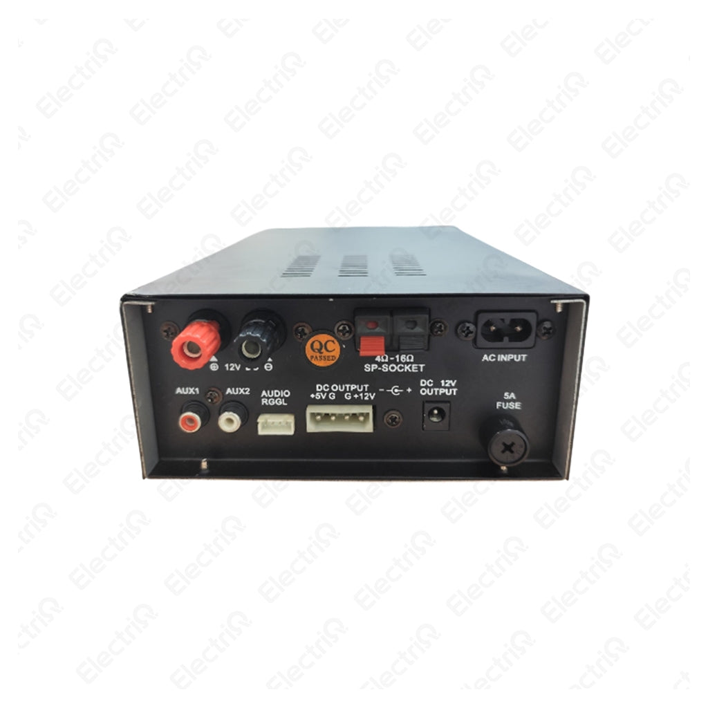 Electriq | Audioline Amplifier Input-AC200-240V DC12V P.M.P.O. 200W W/O Bluetooth