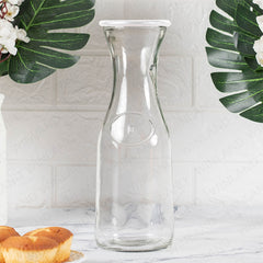 Masflex by Winland 1 Liter / 1000 ml Glass Carafe with Lid (with Color Box) QG-178