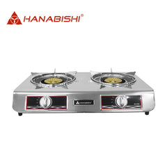 Hanabishi by Winland Double Burner Gas Stove Energy Efficient Burner with Double Jet System GS-4500