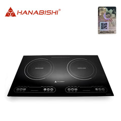 Hanabishi by Winland LED Display Twin Induction with 9-Cooking Power Functions HIC-500TWIN