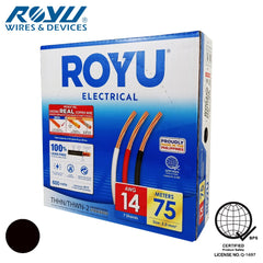 Royu THHN/THWN Stranded Wire 2.0mm² RTN14A Stranded 75 meters Pure Copper 14-AWG