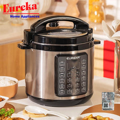 Eureka by Winland 6L Smart Express MultiCooker Electric Pressure Cooker 15+2 Cooking Select EEPC-6L