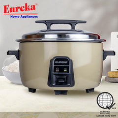 Eureka by Winland 15L 48 cups Drum Type Commercial Rice Cooker Heavy Duty without Steamer EDR-15L HD