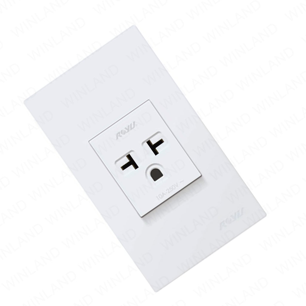 Royu Wide Series 1-Gang Tandem & Horizontal Aircon Outlet 20A WD901 & WD902