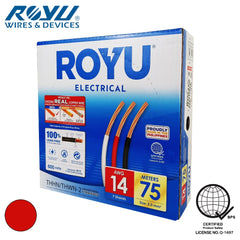 Royu THHN/THWN Stranded Wire 2.0mm² RTN14A Stranded 75 meters Pure Copper 14-AWG
