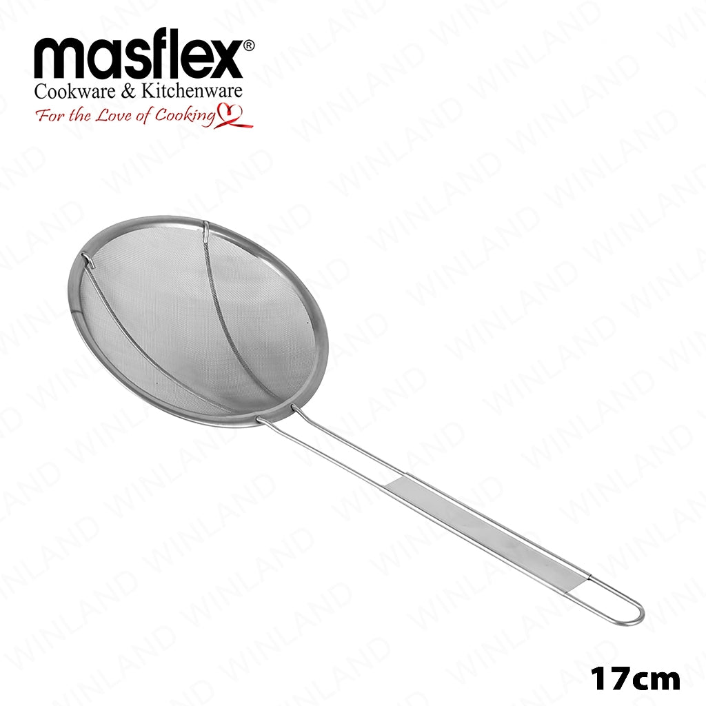 Masflex by Winland 15cm-20cm Made from High-Quality Food-Grade Stainless Steel Material Strainer