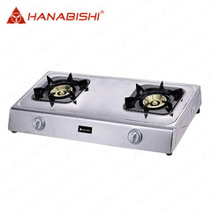 Hanabishi by Winland Double Burner Gas Stove Stainless Steel Body, Energy Efficient Burner GS-3500