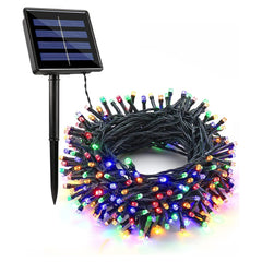Firefly by Winland Christmas Solar String Lights 8-effects 2.1W 100 Lights 7meters Dark Green Wire