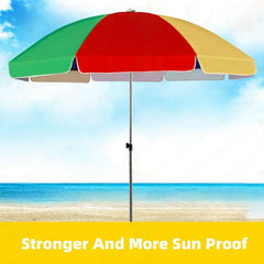 Micromatic by Winland 60 Inches High Quality Round Beach Umbrella with UV Protect UV-60
