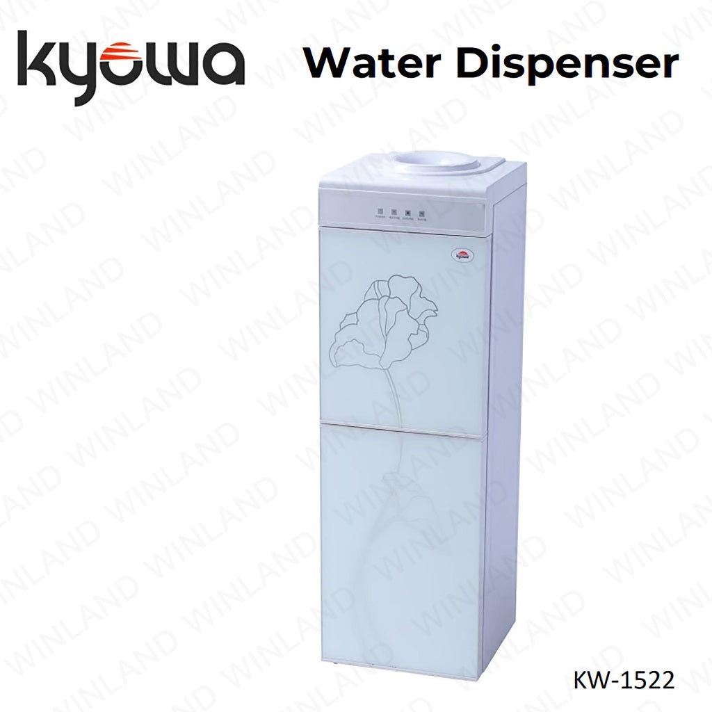 Kyowa by Winland Water Dispenser Dual Door Panel w/ Bottom Storage Cabinet Hot & Cold KW-1522