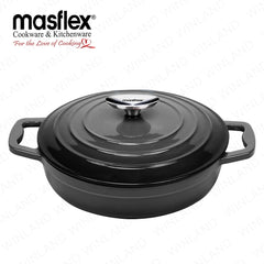 Masflex by Winland 22cm Artisan Skillet with & made from Enameled Cast Iron Lid SZ-22SK