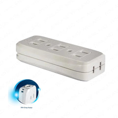 Royu Power 2+1-Gang/3+1-Gang/4+1-Gang Surface Type Flat Pin Outlet 10A/250V~