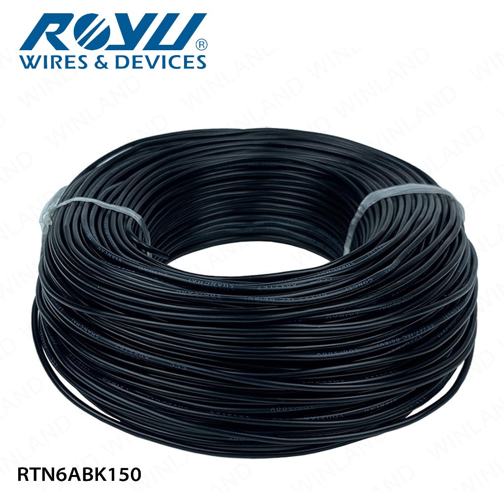 Royu THHN/THWN Stranded Wire 14mm² RTN6A Stranded 150 meters Pure Copper 06-AWG