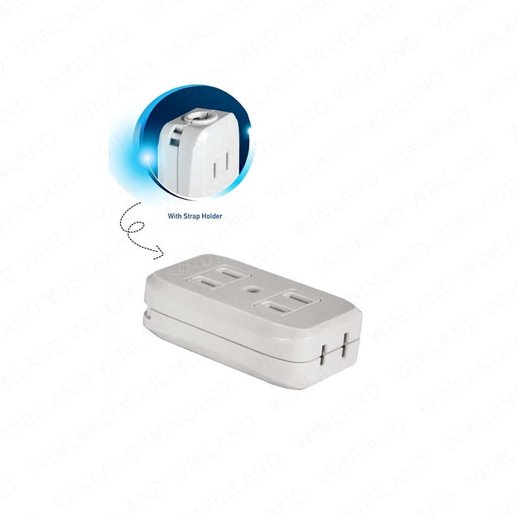 Royu Power 2+1-Gang/3+1-Gang/4+1-Gang Surface Type Flat Pin Outlet 10A/250V~