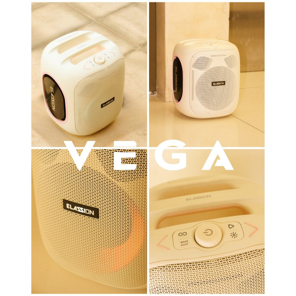 Elassion by Winland 80W, 5.2 inches Subwoofer w/ Speaker Stand 120W RMS FM, TF, USB, TWS, AUX Input