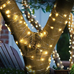 Firefly by Winland Bright Christmas Solar Fairy Lights 8-effects 0.4W 100LED 10Meters indoor/outdoor