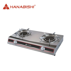 Hanabishi by Winland Double Coil Burner Gas Stove Stainless Top with Double Jet System GSDCB-3000