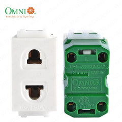 Omni by Winland Universal Outlet (16A/250V~) Wide Series - WWU-200