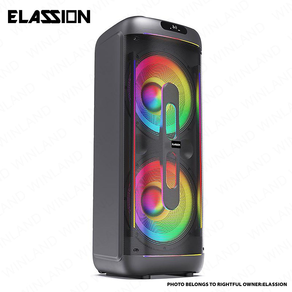 Elassion by Winland 15in Subwoofer Party Speaker 400W RMS Titan Series w/ BT, USB, SD, AUX CRONUS