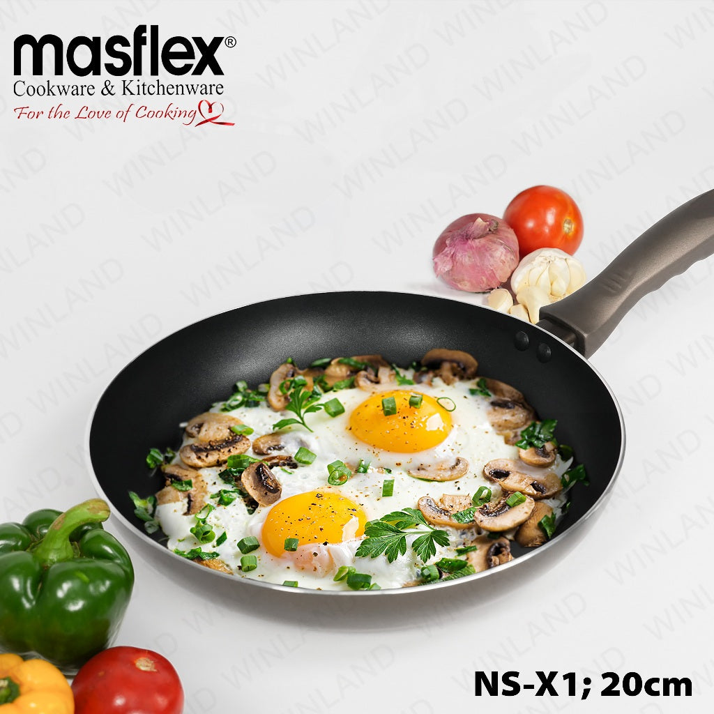 Masflex by Winland 20-24cm Master Class Induction Frypan w/ Durable Long Lasting Non-Stick Coating