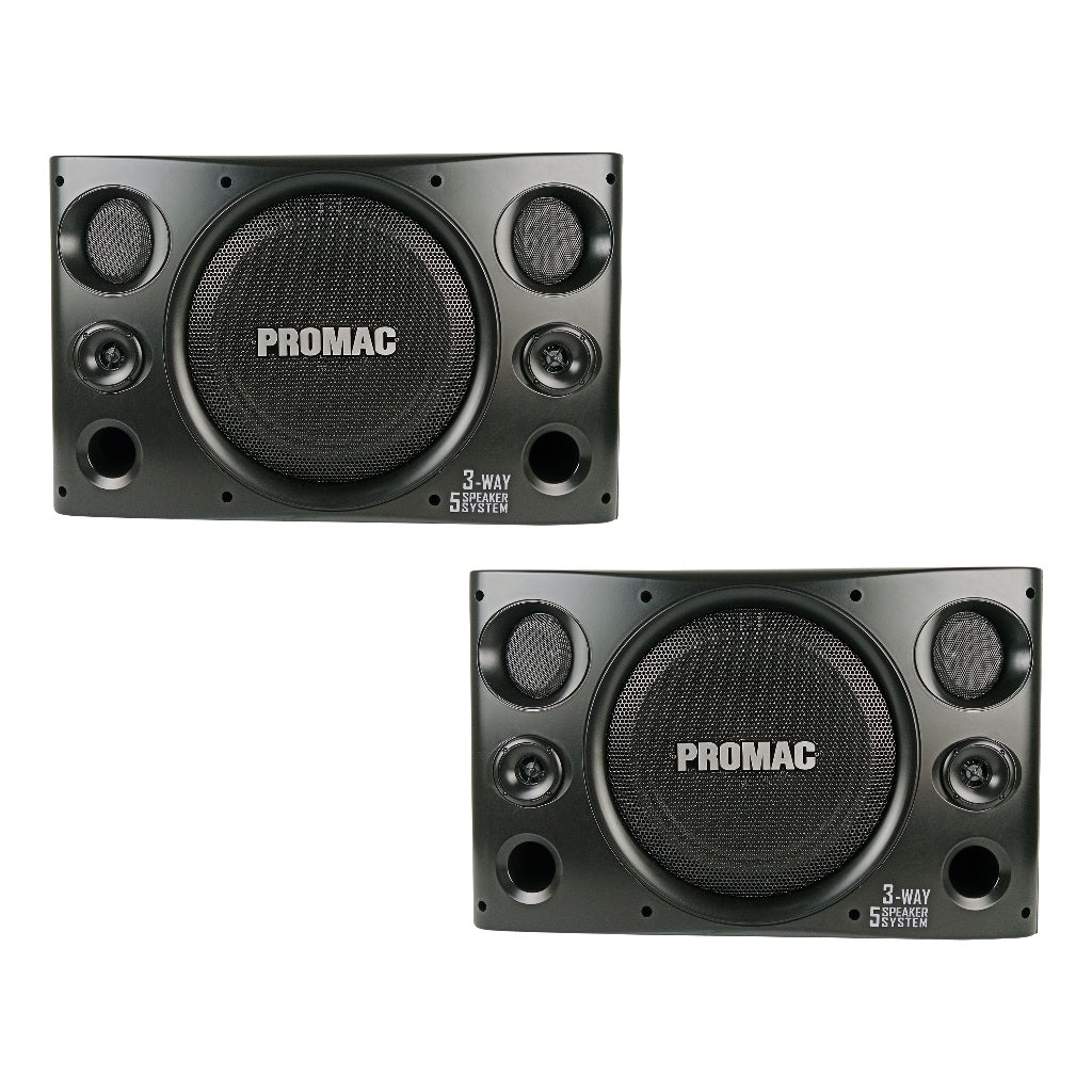 Promac by Winland 3-Way Karaoke Audio System w/ BT (AV-SU8036BF Amplifier & KTV-1047 Speaker System