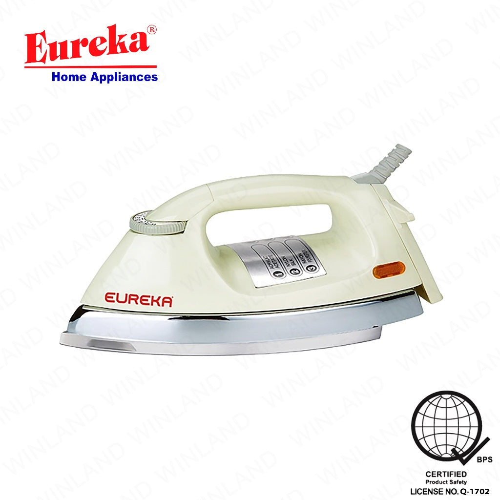 Eureka by Winland Heavy Duty Dry Iron with Swivel Cord & Aluminum Soleplate EHDI