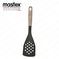 Masflex by Winland Kitchen Utensil Turner with Nylon Head & Soft Touch Handle - (Grey) HI-4127