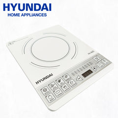 Hyundai by Winland White Ceramic Plate Induction Cooker 8 Preset Buttons/Child Lock 1500w (HI-A25)