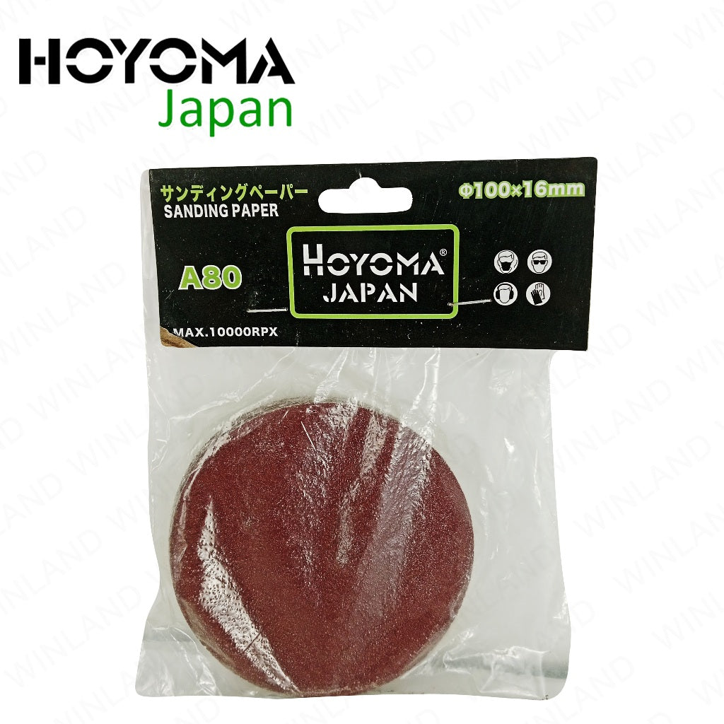 Hoyoma Japan by Winland Sanding Paper Sheet 100x16mm Suitable For Wood, Steel, & etc. 10pcs/Pack