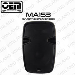 OEM Pro Audio by Winland 15" Active Speaker box with USB/SD/BT - MA153