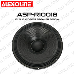 Audioline by Winland 18" Sub Woofer Speaker 2000W- ASP-R10018