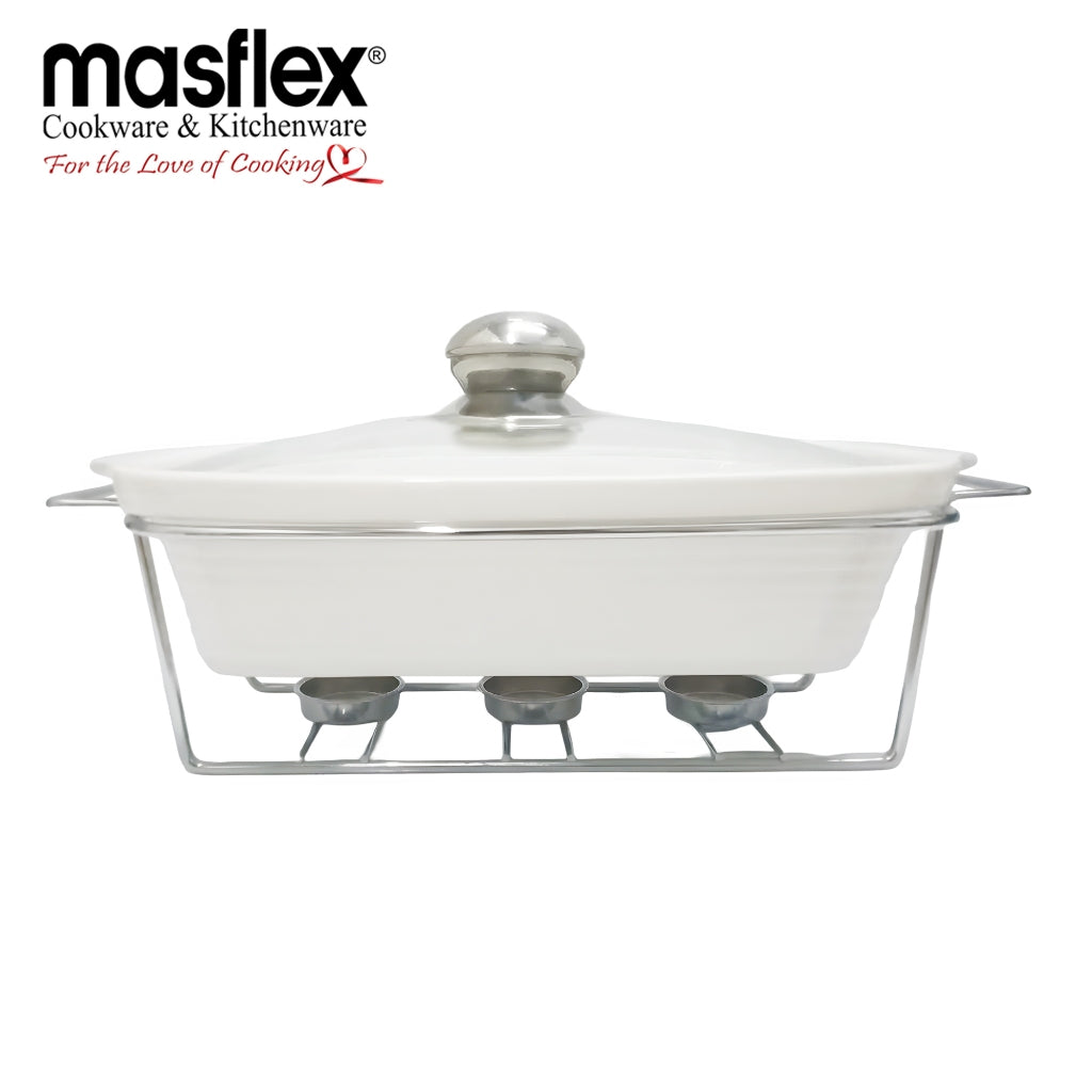 Masflex By Winland 2.5L Rectangular Food Warmer with Stand-CX-71
