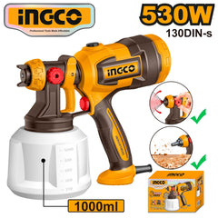 Ingco by Winland Spray Gun with Plastic Container 530W SPG4506 ING-PT
