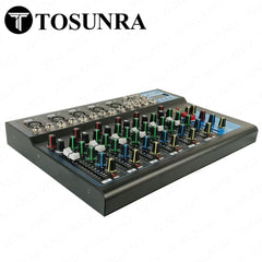 Tosunra by Winland 7-CH Professional Audio Mixer Stereo Live w/ BT, USB & Digital Effects TOS-F7-BT