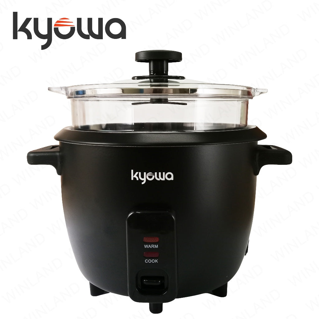 Kyowa by Winland 1.5 Liters / 7 Cups Rice Cooker with see-through Steamer 500W KW-2087