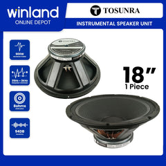 Tosunra by Winland 18in High Performance Instrumental Speaker Unit w/ Iron Frame 900W 8Ω TOS-1805
