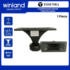 Tosunra by Winland 3 x 7 Horn Tweeter for Professional Sound Systems (150W/1.2-23KHz) TOS-JY304