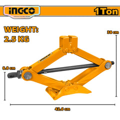 Ingco by Winland Heavy Duty Off-road Scissor Jack 1 Ton and 2 Ton ING-HT