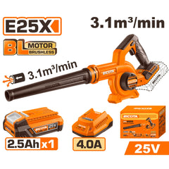 Ricota E25X Brushless Cordless Blower 25V Average Air Volume 3.1m3/min