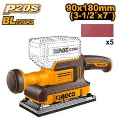 Ingco by Winland P20S/20V Lithium-Ion Cordless 4PCS Combo Kit COSLI250383 ING-CT