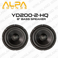 Alpa by Winland 8" Double Magnet Bass Speaker 350W - YD200-2-HQ