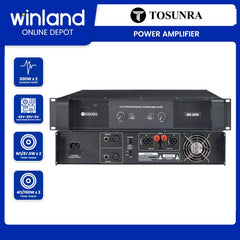 Tosunra by Winland 300W x 2CH Powerful High-Current Professional Integrated Amplifier 8Ω TOS-MX-3000
