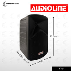 Audioline HY5P 5.25″ Two-Way High Efficiency Speaker 30W RMS 100V Line