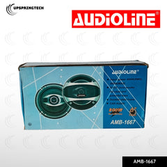 Audioline AMB-1667 6″ Car Speaker Coaxial 800W 4Ω High-Power Auto Audio Pair