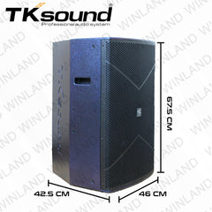 TK Sound by Winland Professional Audio Speaker 15" Full Range Active 1000W - TSG-115A